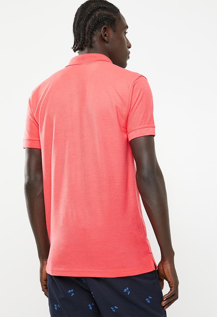STYLE REPUBLIC - VIP Golfer short sleeve tee - coral