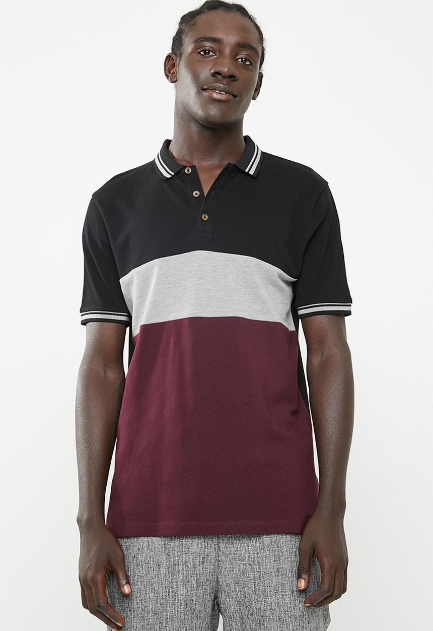 Superbalist - Pique short sleeve slim fit polo - multi