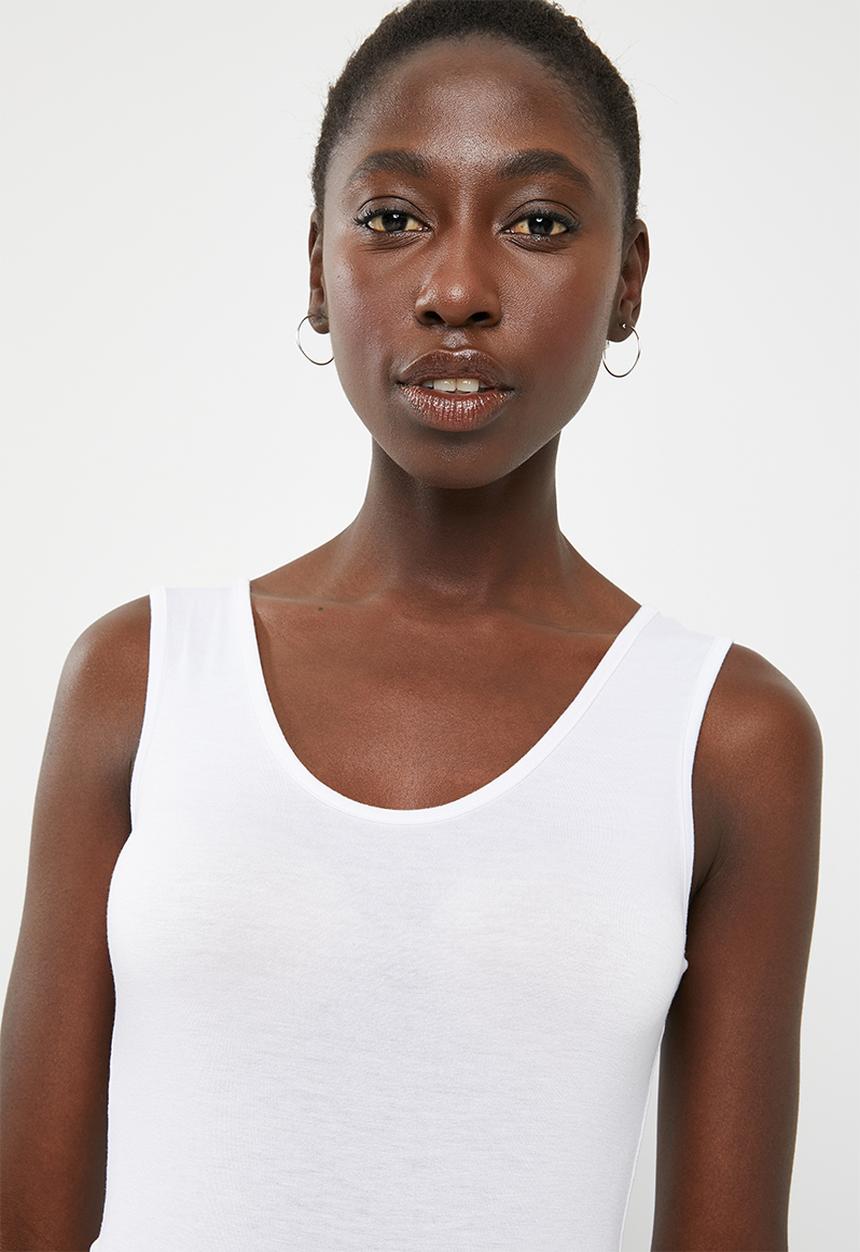 Superbalist - Scoop neck bodysuit 2 pack - white & black