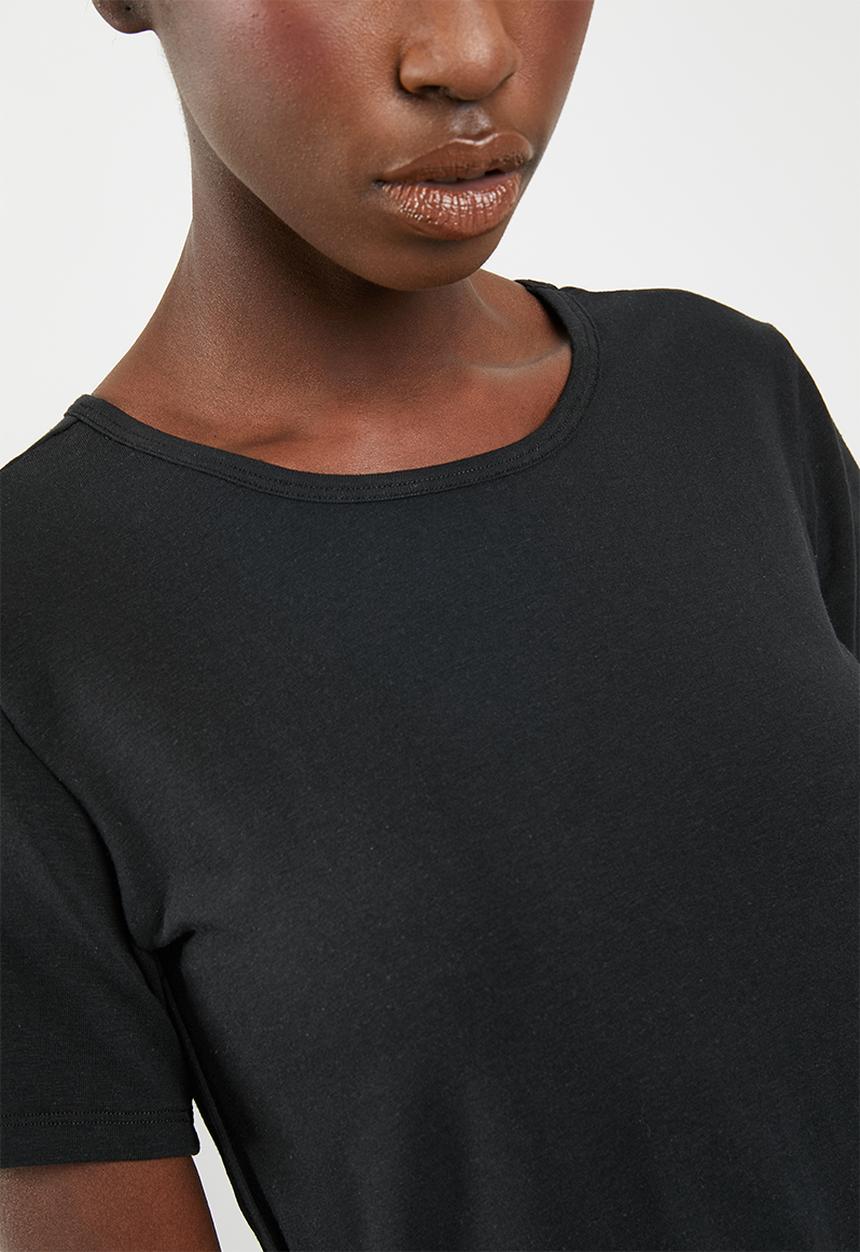 c(inch) - High-low T-shirt - black