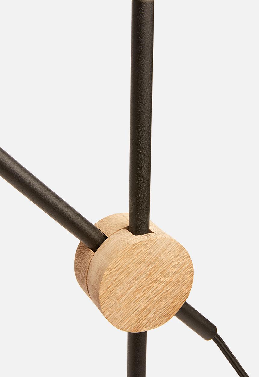 Emerging Creatives - Crane table lamp - black/natural