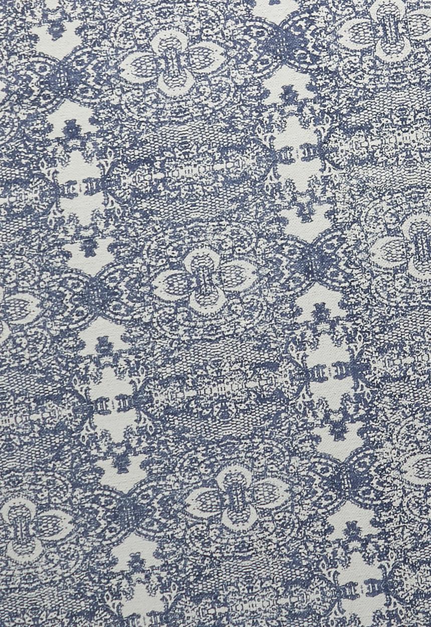 Sixth Floor - Topaz printed rug - blue