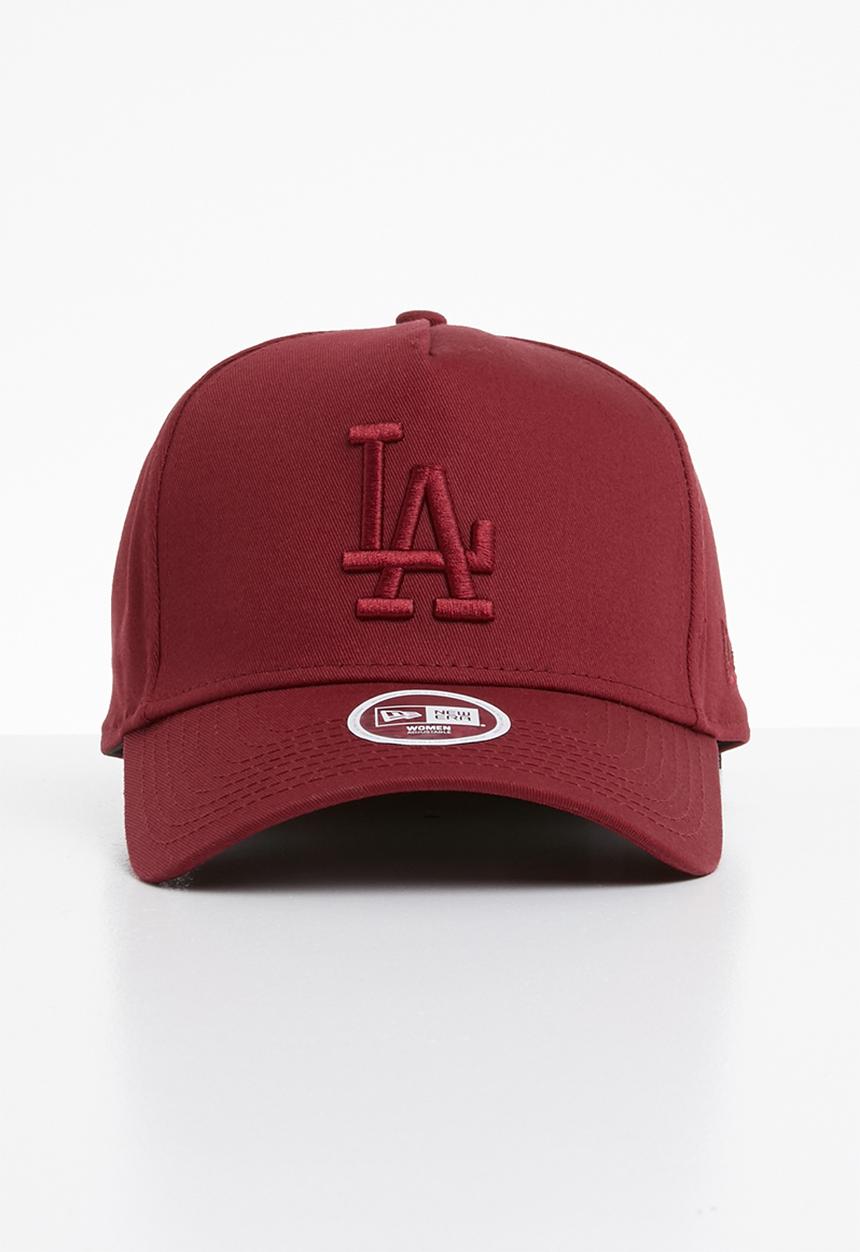 New Era - League essential aframe womens Los Angeles Dodgers - burgundy