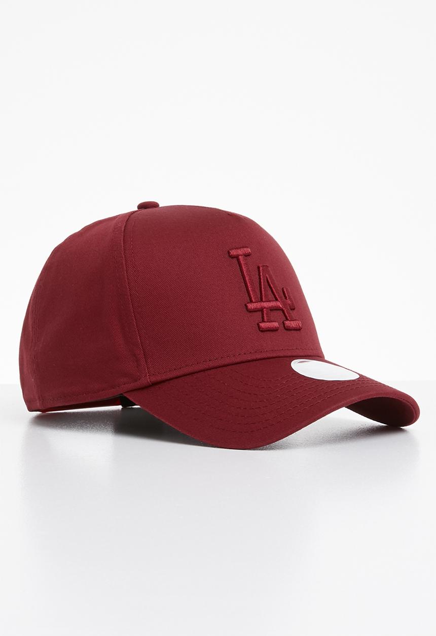 New Era - League essential aframe womens Los Angeles Dodgers - burgundy