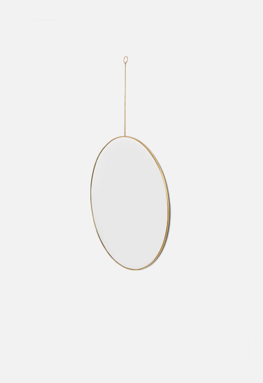 Sixth Floor - Delilah mirror - large - brass