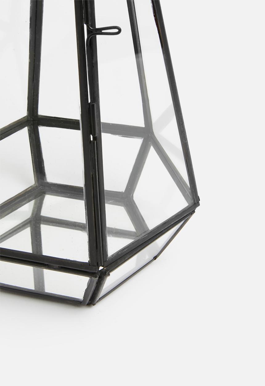 Sixth Floor - Harper lantern - black