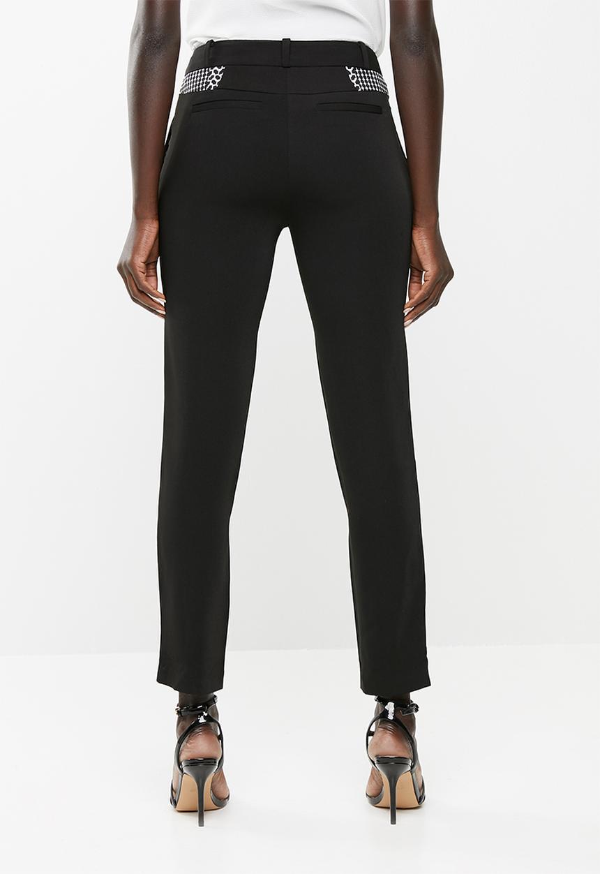 edit - Slim leg pants - black