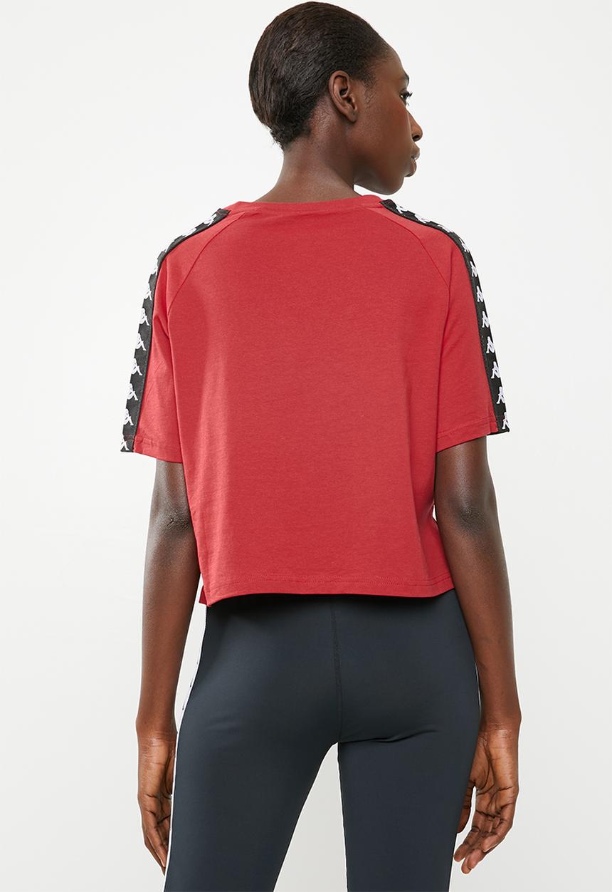 KAPPA - Banda avant t-shirt - red