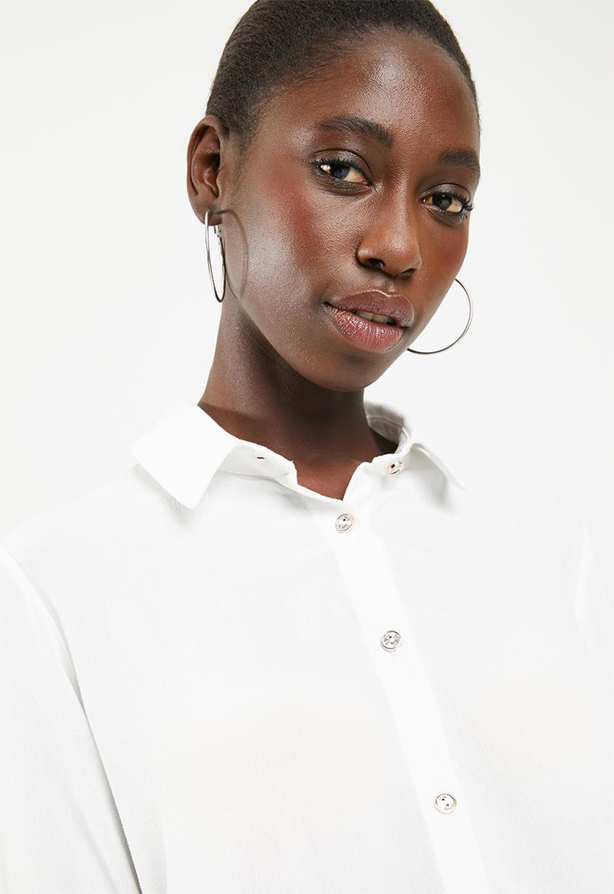 Superbalist - Bell sleeve shirt - cream