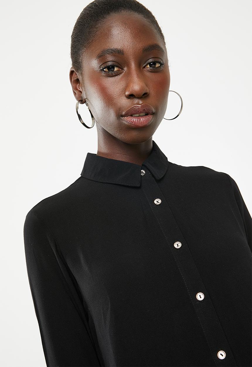 Superbalist - Bell sleeve shirt - black