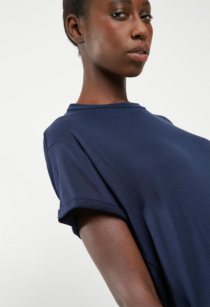 Superbalist - Tee with v back - blue