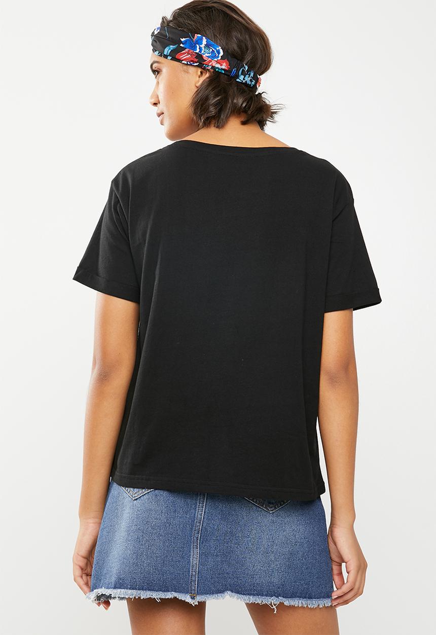 Vero Moda - Tally short sleeve tee - black