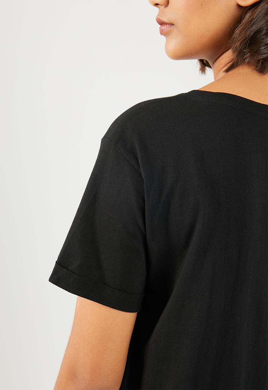 Vero Moda - Tally short sleeve tee - black