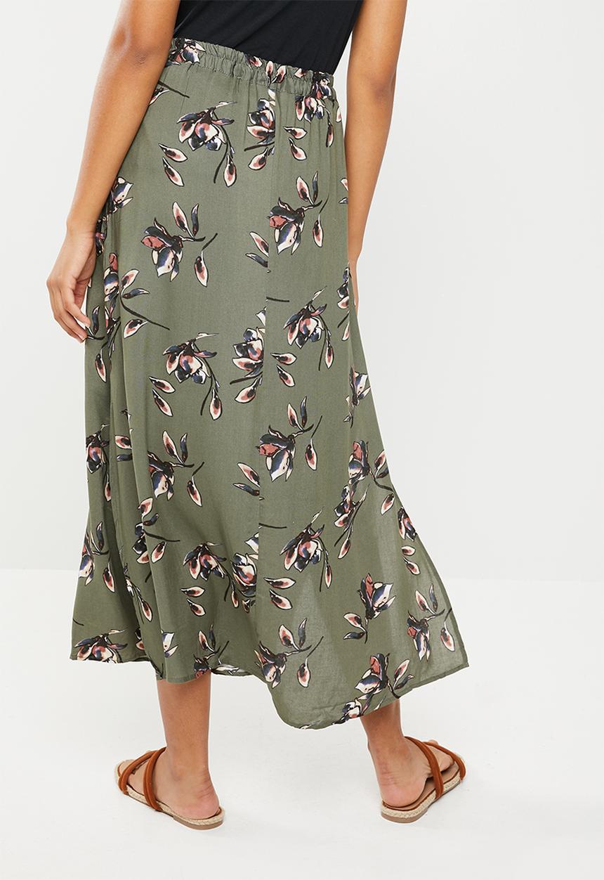 Vero Moda - Simply easy maxi skirt - khaki