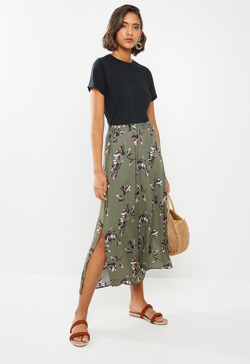 Vero Moda - Simply easy maxi skirt - khaki