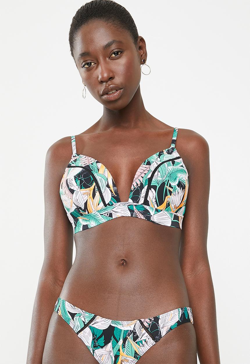 Rip Curl - Surf break moulded bikini top - multi