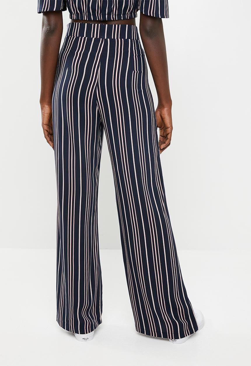 STYLE REPUBLIC - Wide leg pants - navy 