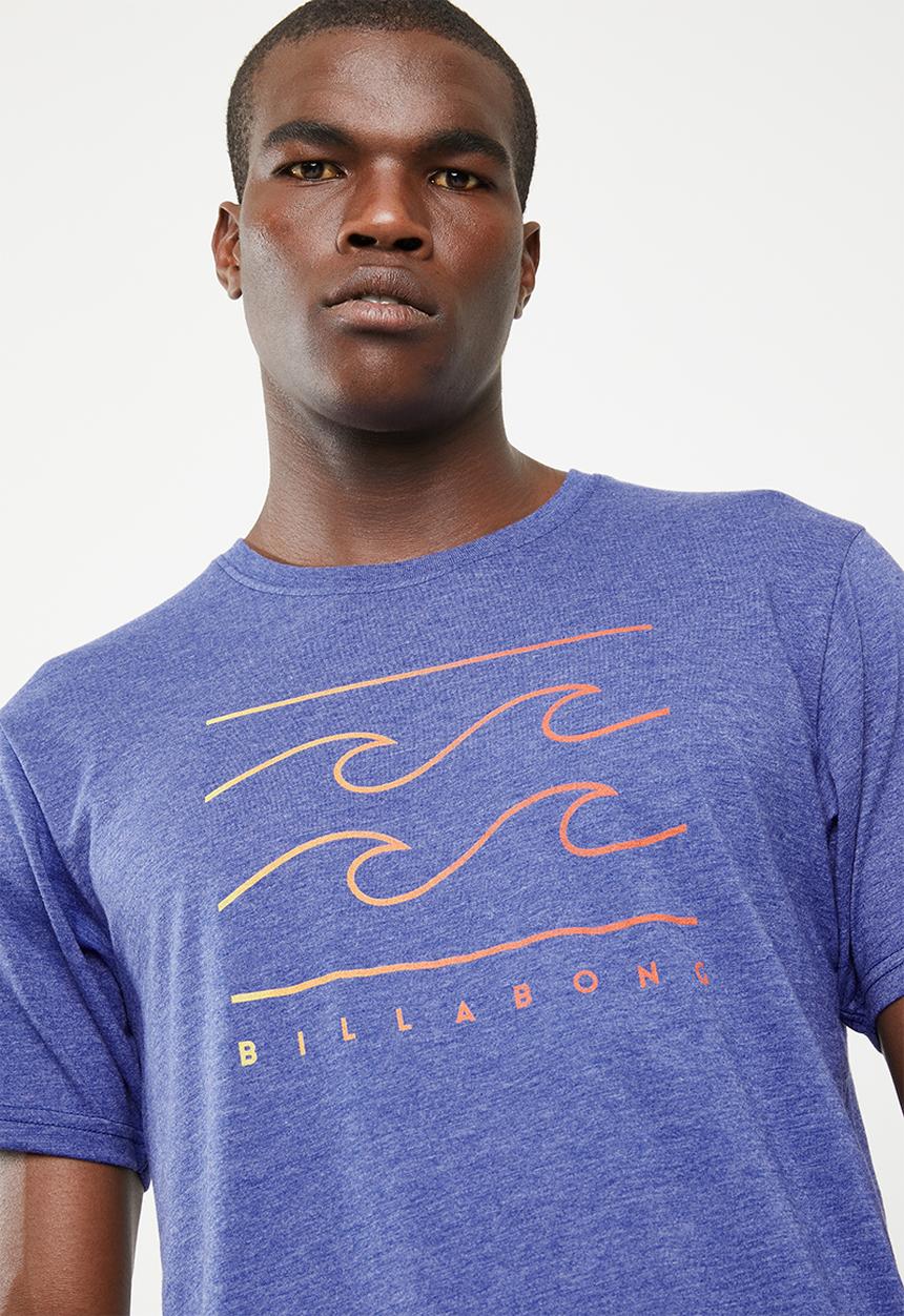 Billabong  - Flatline cotton tee - blue
