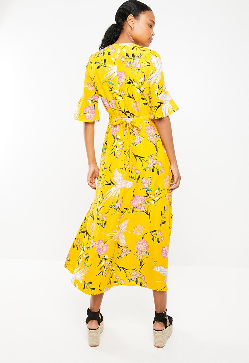 STYLE REPUBLIC - Ladder lace maxi dress - yellow