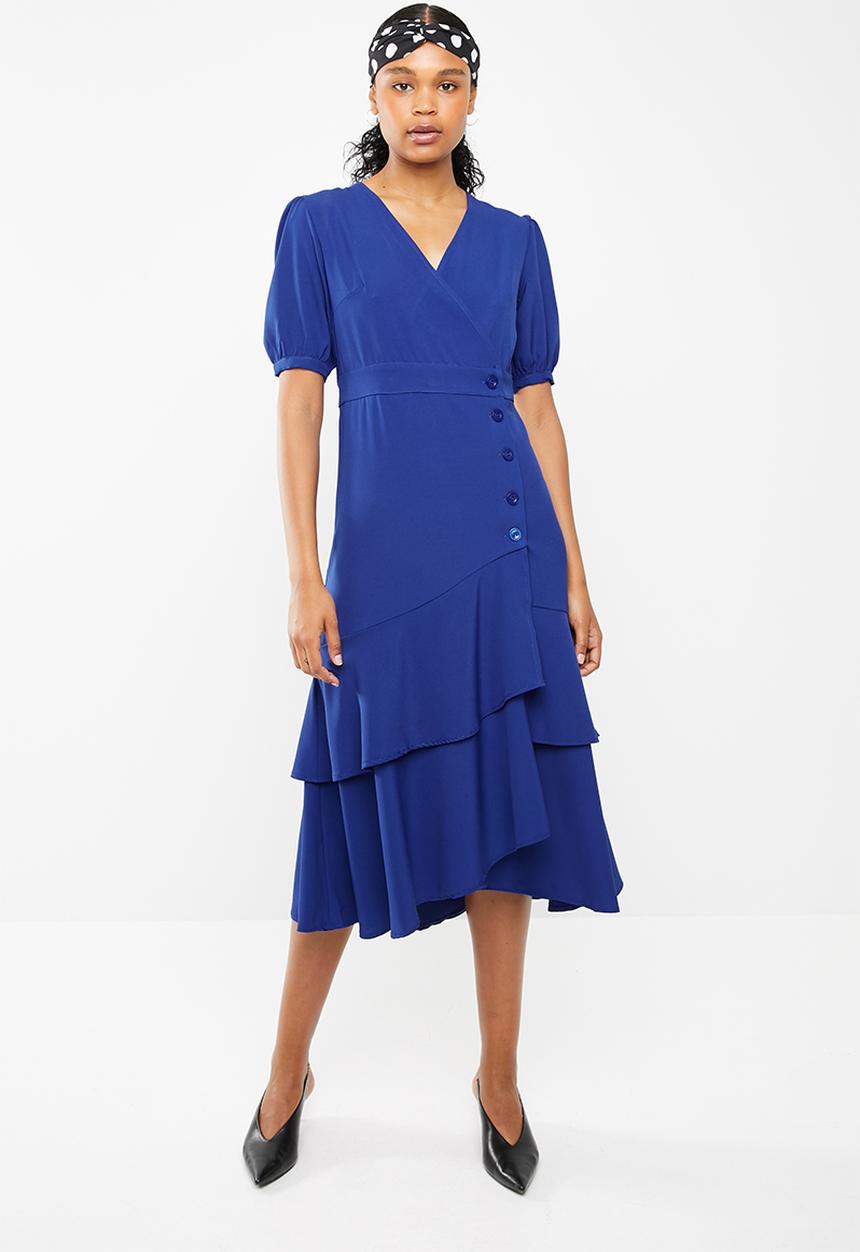 STYLE REPUBLIC - Frill detail dress - blue