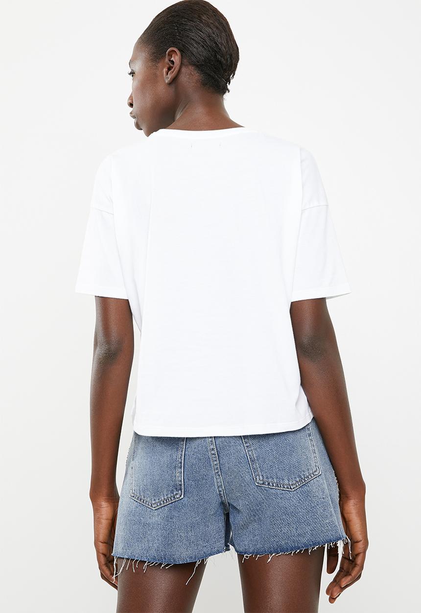 Superbalist - Sun kissed tee - white
