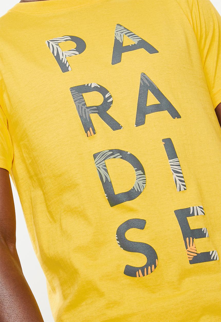 STYLE REPUBLIC - Paradise tee - yellow
