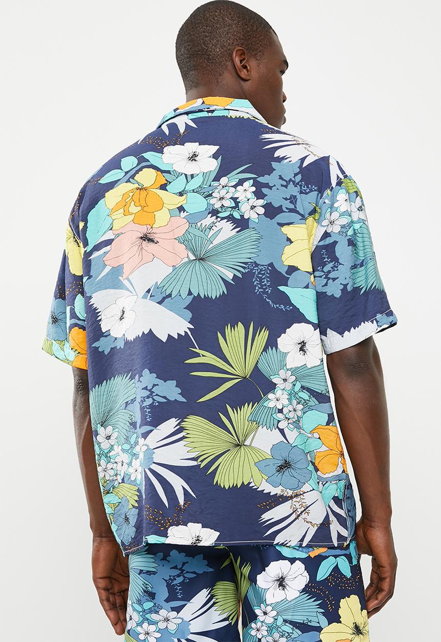 STYLE REPUBLIC - Hibiscus bowler shirt - multi