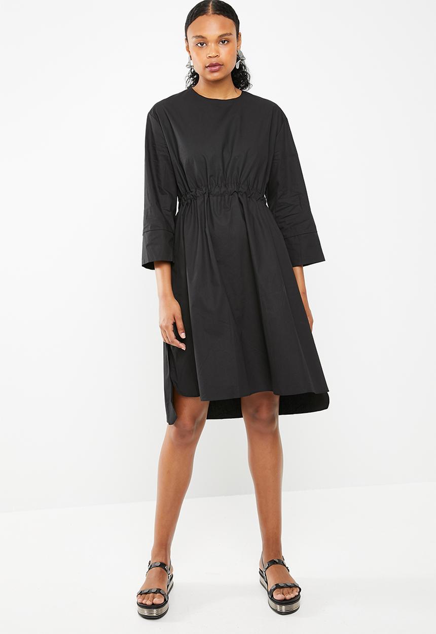 STYLE REPUBLIC - Drawcord detail dress - black