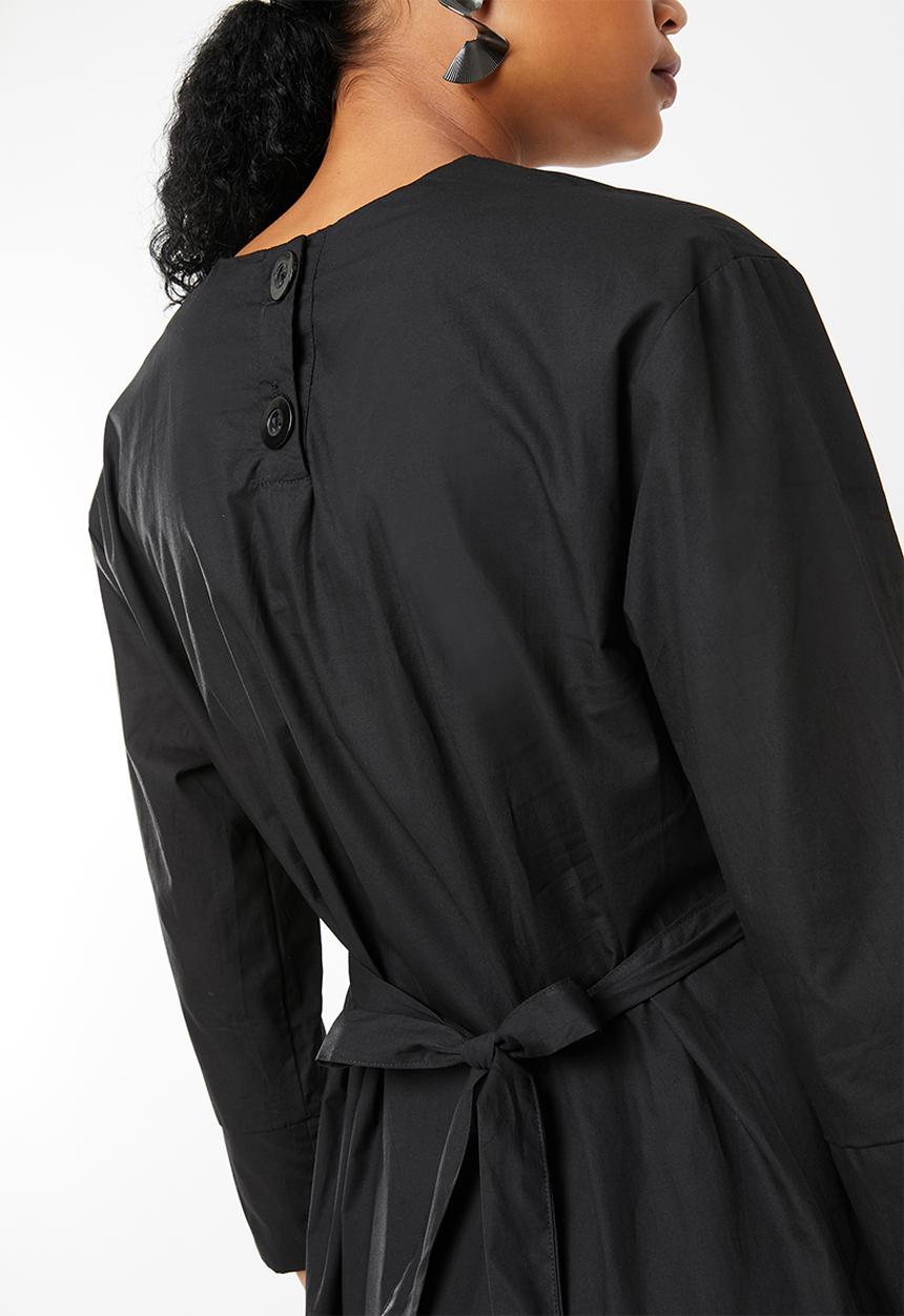 STYLE REPUBLIC - Drawcord detail dress - black