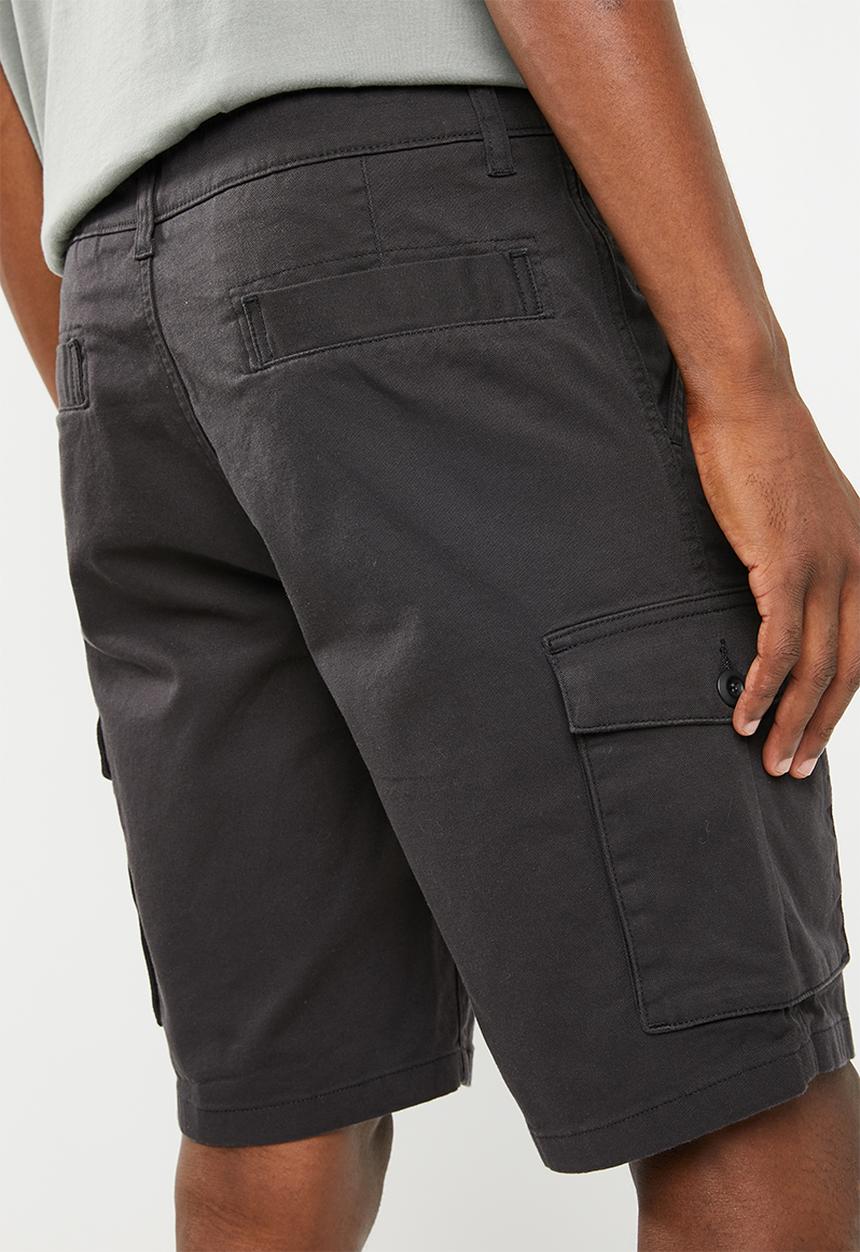 Superbalist - Utility cargo short - black 