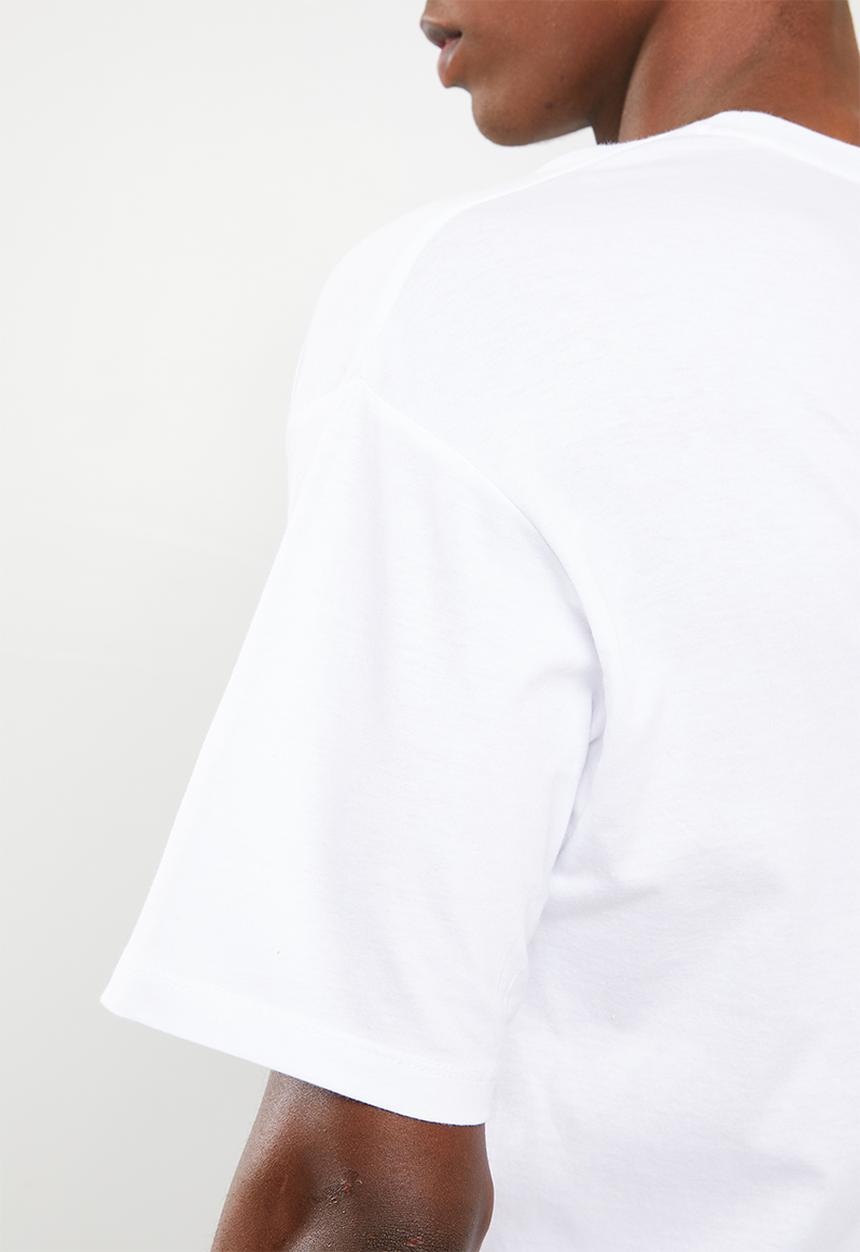 Superbalist - Printed loose fit tee - white 