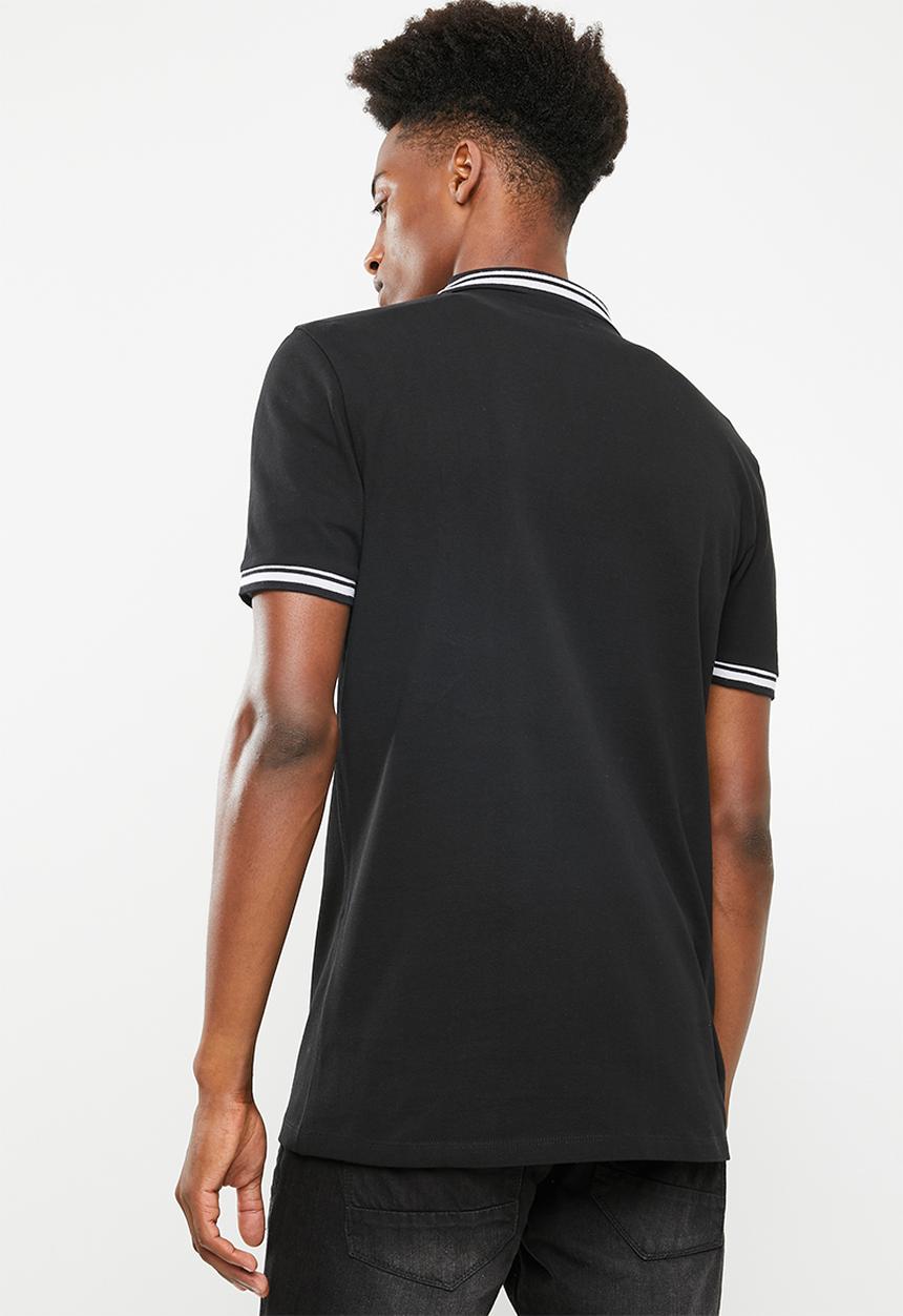 Superbalist - Pique tipped short sleeve slim polo 3 pack - multi 