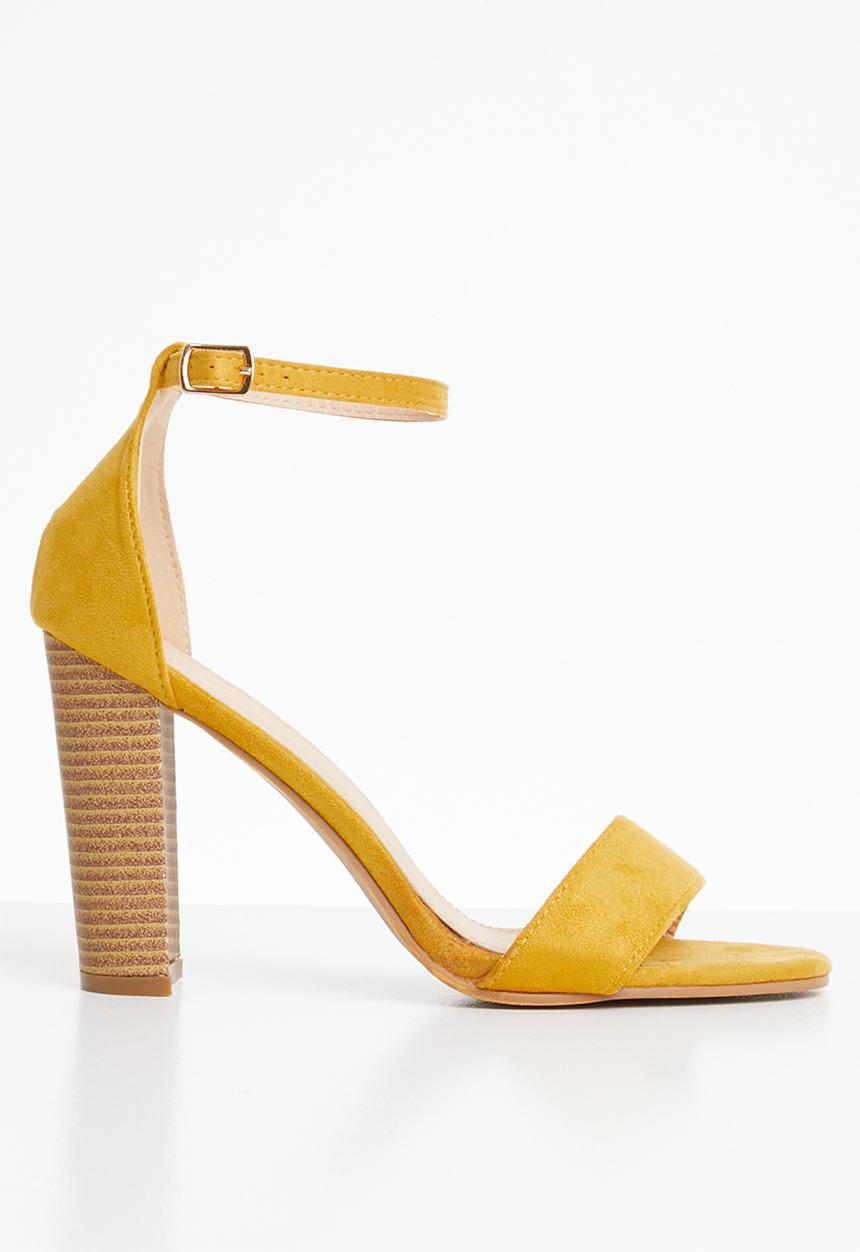 Superbalist - Suri ankle strap heel - yellow