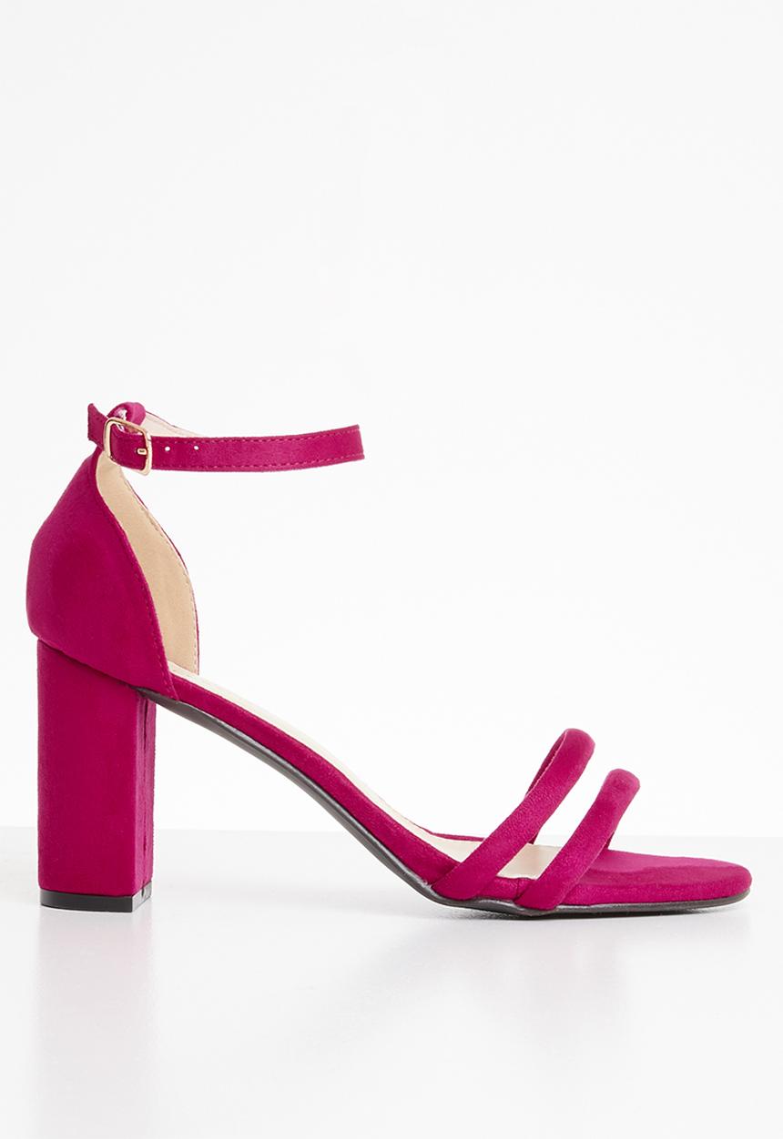 Superbalist - Ivy ankle strap heel - pink