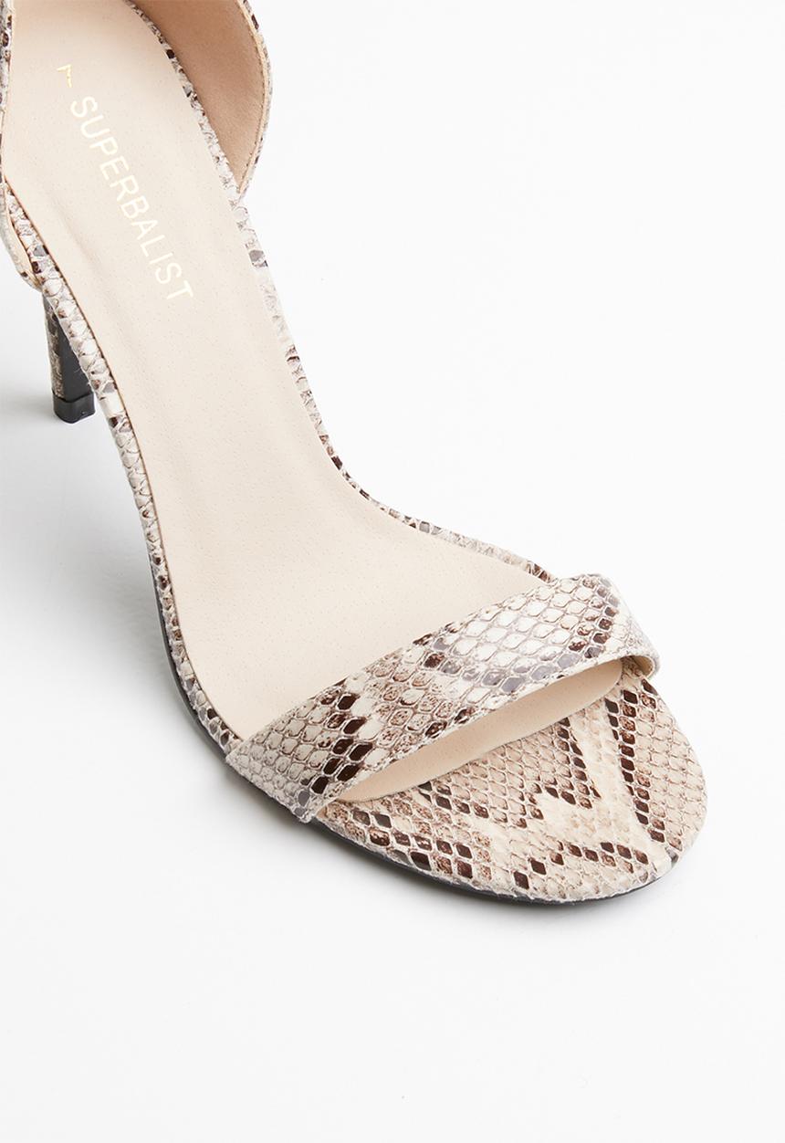 Superbalist - Zoe ankle strap heel - snake