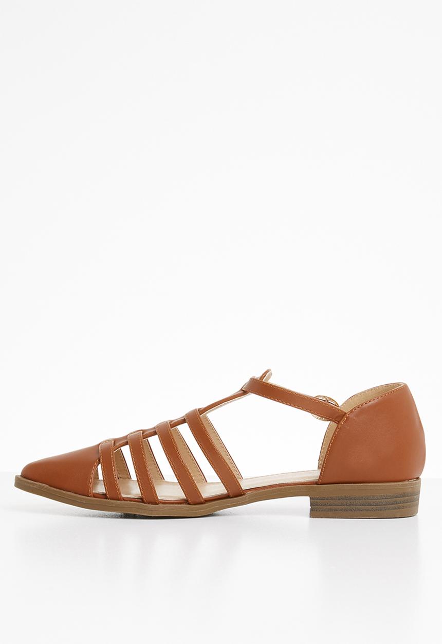 Superbalist - Daisy caged sandal - tan