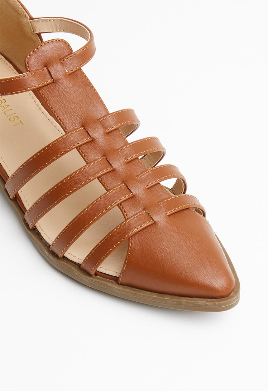 Superbalist - Daisy caged sandal - tan