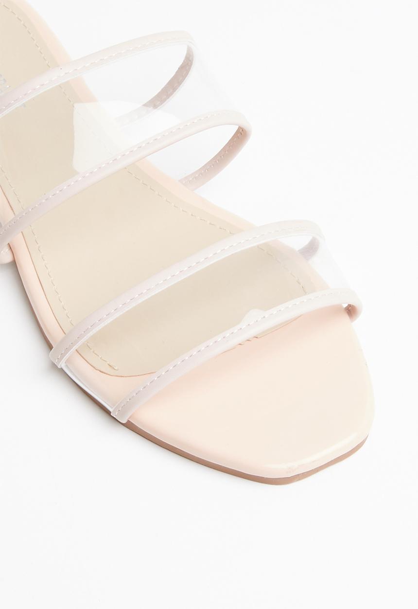 Superbalist - Lola perspex sandal - pale pink
