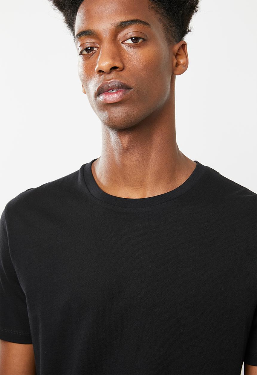 Superbalist - Crew neck short sleeve tee 2 pack - black & blue 