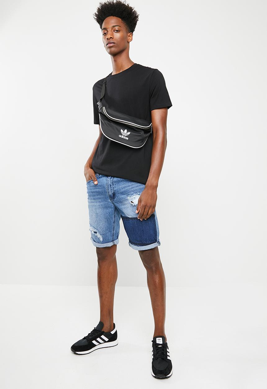 Superbalist - Crew neck short sleeve tee 2 pack - black & blue 