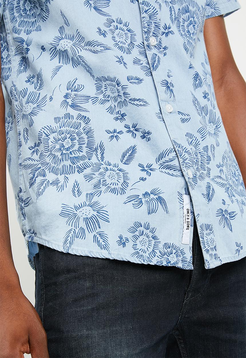 Only & Sons - Tapor shirt - blue