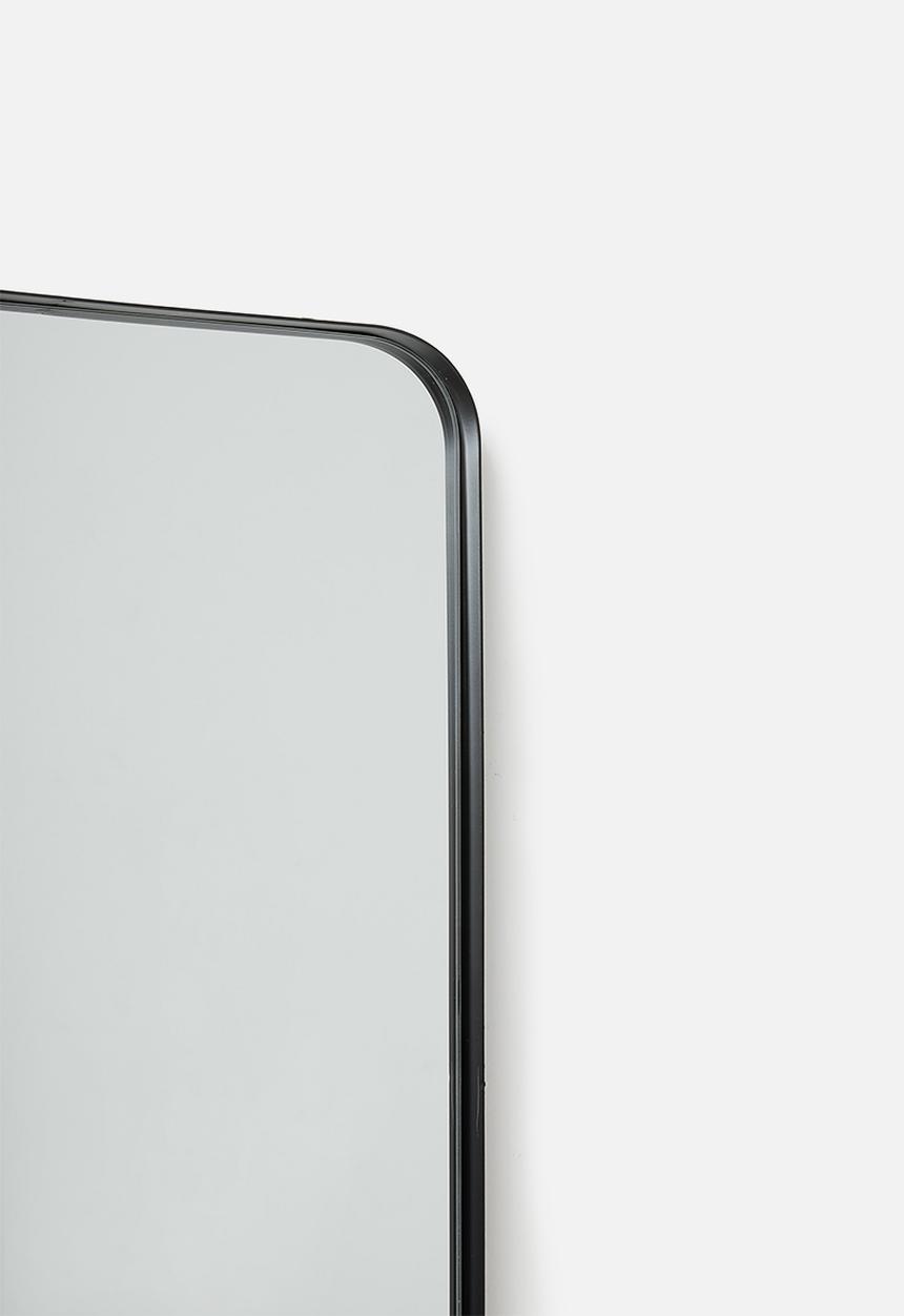 Sixth Floor - Metal framed mirror - black