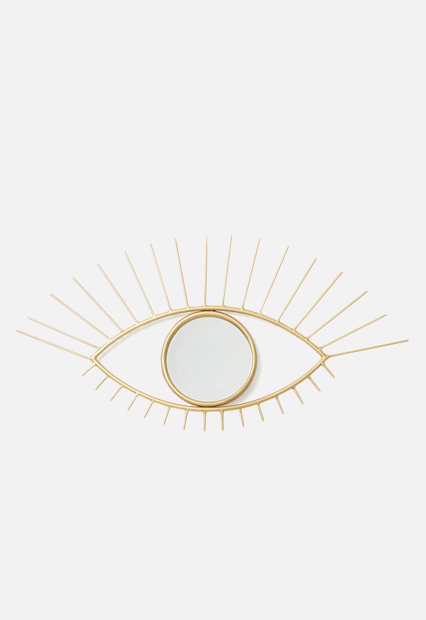 Sixth Floor - Eye metal mirror - gold