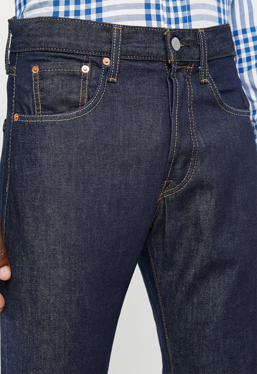 Levi’s® - 501 Levis original fit selvedge new chapter jeans - blue