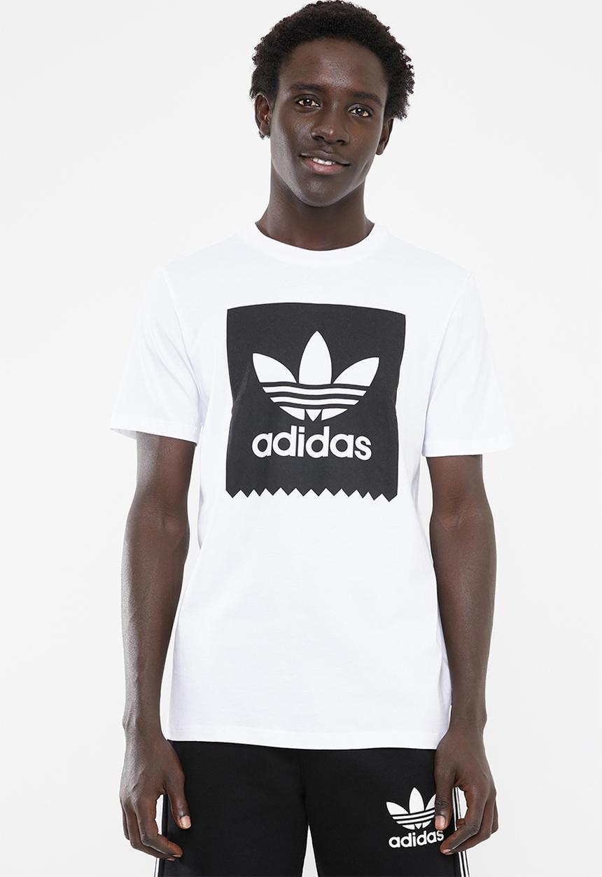 adidas Originals - Blackbird solid tee - white