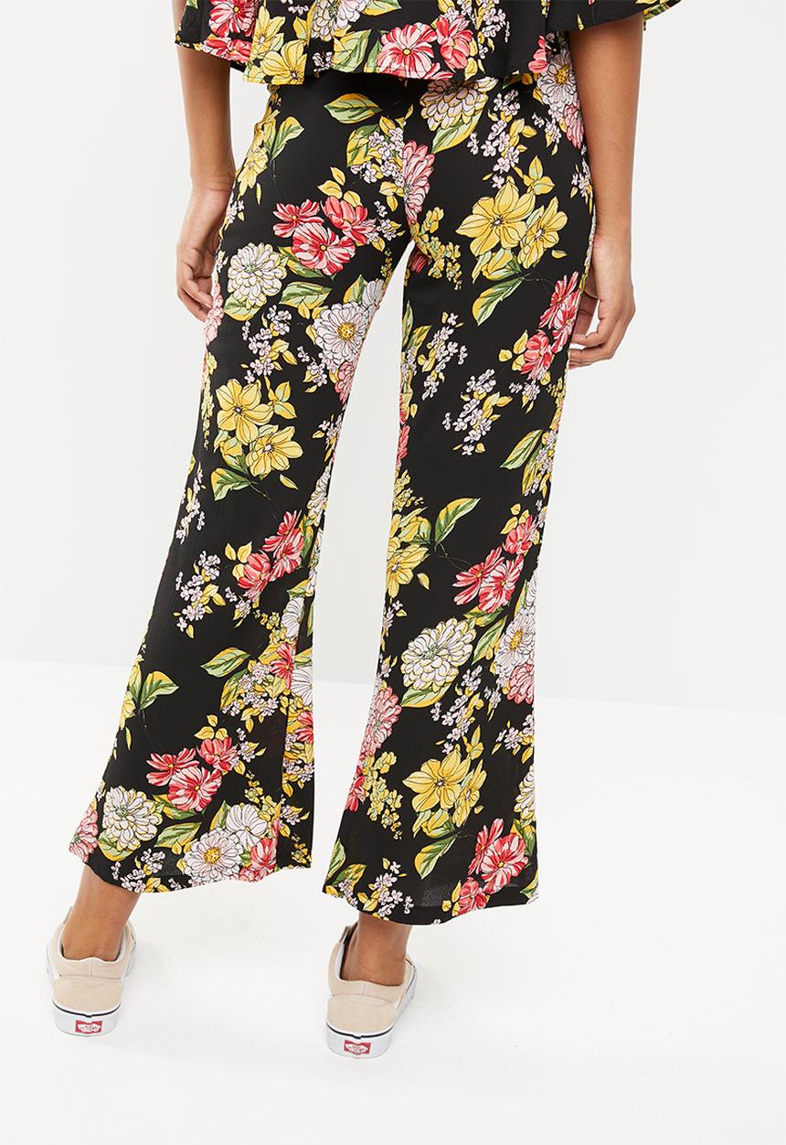 STYLE REPUBLIC - Highwaisted satin smart pants - black