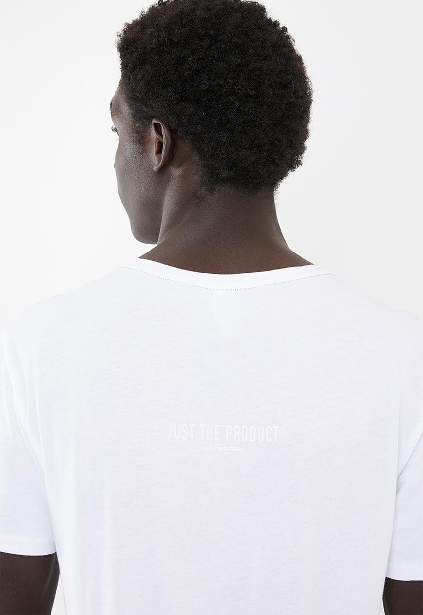 G-STAR - Oms zip tee - white