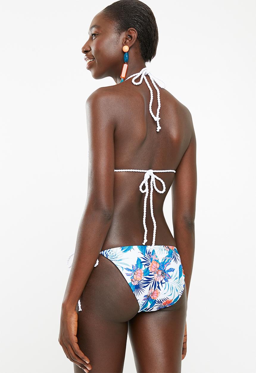 Lizzy - Tabitha bikini set - white, blue & orange
