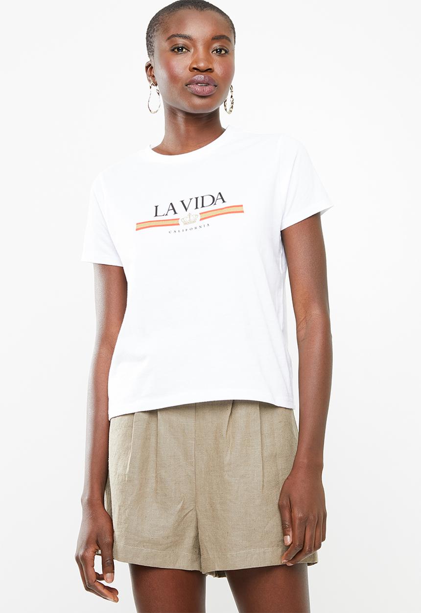 Superbalist - La vida tee - white