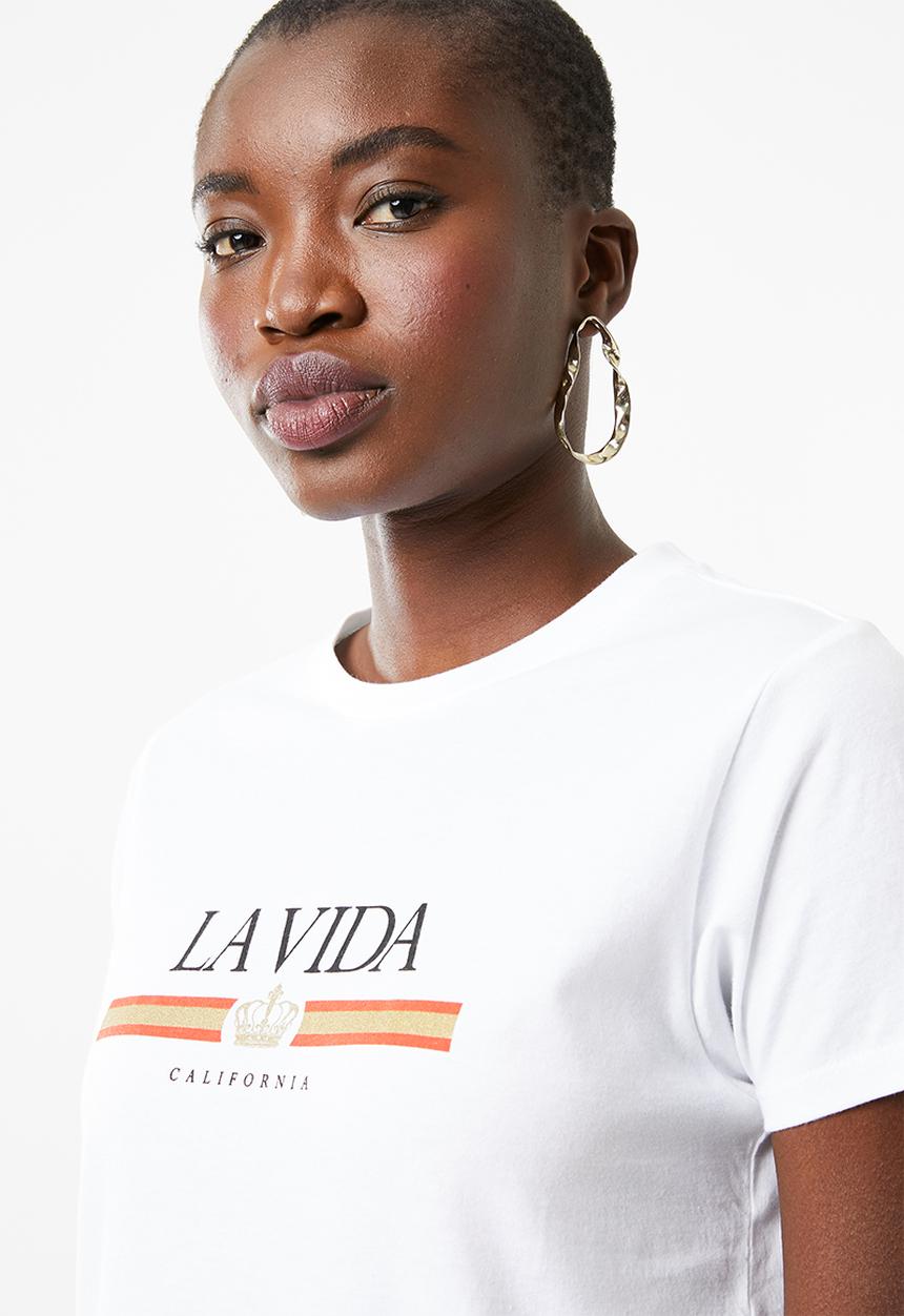 Superbalist - La vida tee - white
